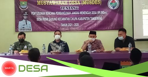 Pemdes Pasir Gadung Gelar Musdes Penetapan RPJMDes 2022 - Desa Indonesia